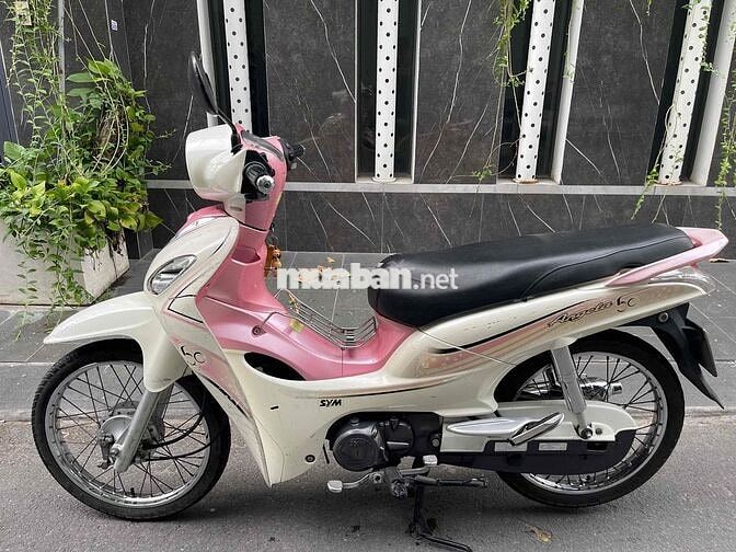 SYM Angela 50 Nữ Hồng trắng
