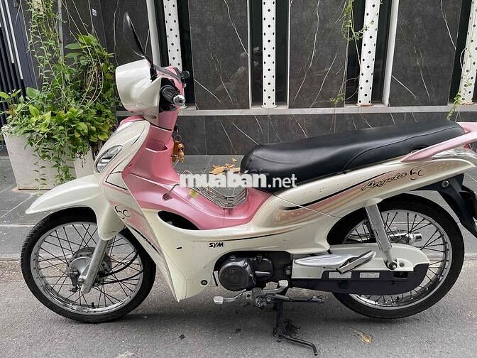 SYM Angela 50 Nữ Hồng trắng