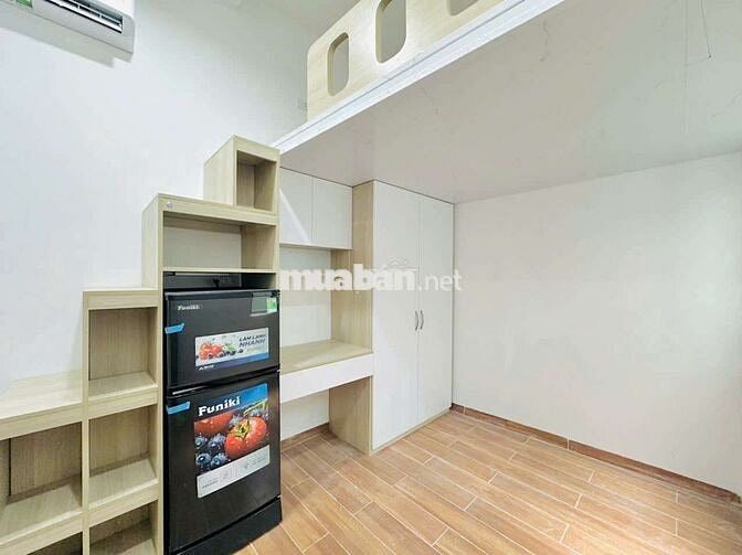 Siêu phẩm CCMN Gác xép mới full đồ. có tủ lạnh tại Mễ Trì Thượng