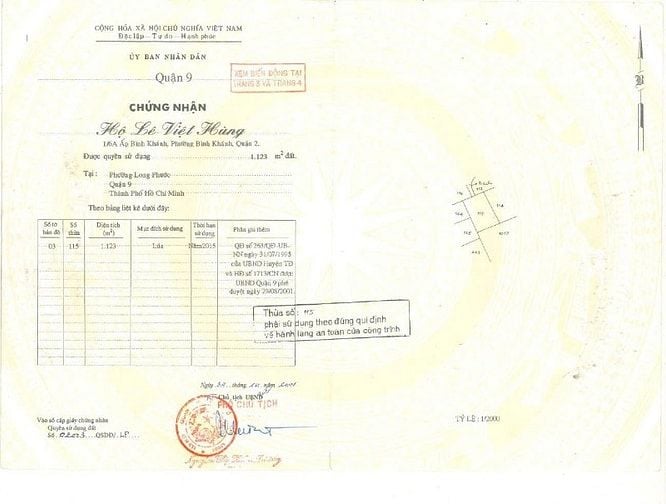 Chính chủ bán đất vườn P. Long Phước, Q.9  - Giá rẻ nhất khu vực
