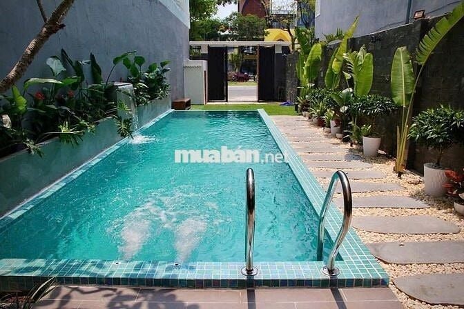 CHO THUÊ VILLA KHU HỒ XUÂN HƯƠNG, CÓ HỒ BƠI