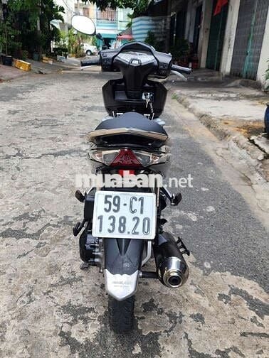 Honda Air Blade Thể thao Đen bạc