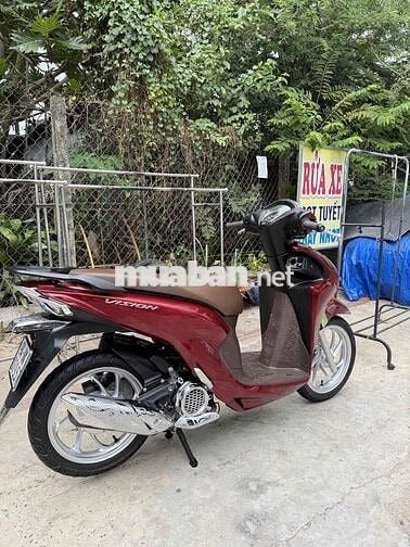 Honda Vision 2025 Cao Cấp Smartkey Đỏ