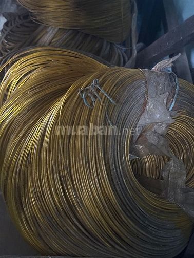 Thanh lý dây cáp bọc nhựa vàng giá rẻ