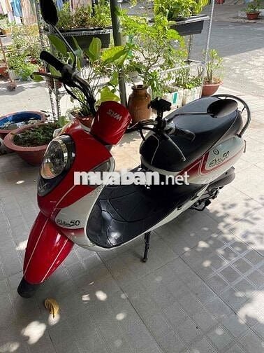 SYM Elite 50 50cc Đỏ Trắng