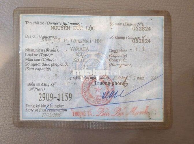 Yamaha Nouvo 2006 113cc Đen