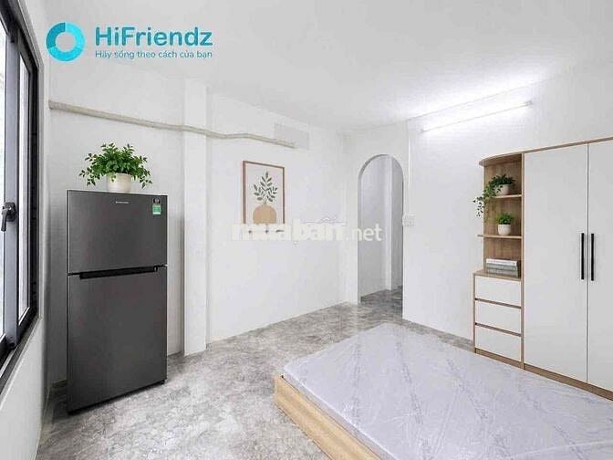 Mới 100% căn hộ tách bếp 35m2 ngay Phó Đức Chính gần Chợ Bà Chiểu,Q1,3