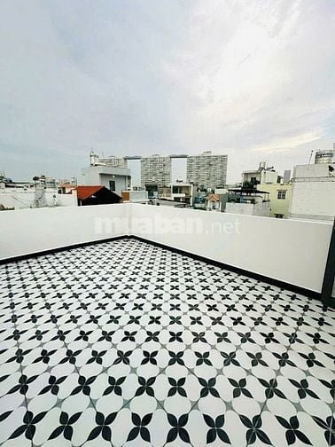 Nhà mới xây 4 tầng, hẻm thông, k lộ giới, Âu Dương Lân P3 Q8