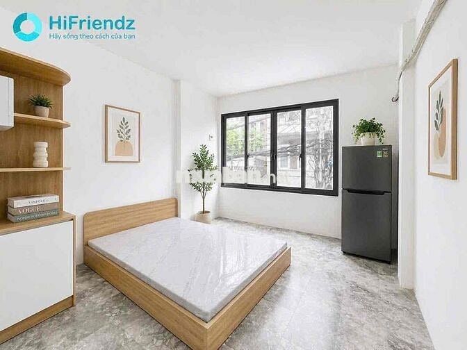 Mới 100% căn hộ tách bếp 35m2 ngay Phó Đức Chính gần Chợ Bà Chiểu,Q1,3