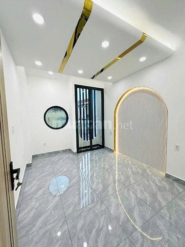 Nhà mới xây 4 tầng, hẻm thông, k lộ giới, Âu Dương Lân P3 Q8
