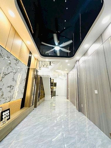 Nhà mới xây 4 tầng, hẻm thông, k lộ giới, Âu Dương Lân P3 Q8
