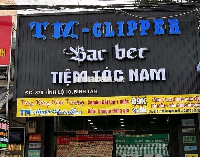 🔥 SANG NHƯỢNG TIỆM TÓC NAM ĐANG HOẠT ĐỘNG TỐT – BÌNH TÂN 🔥