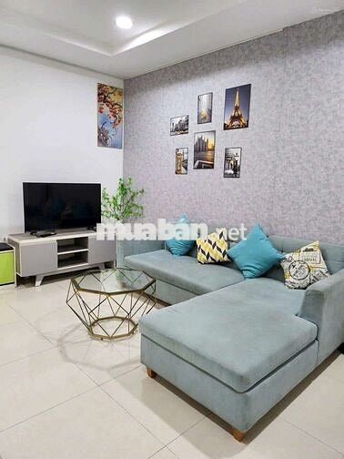 CHO THUÊ CHUNG CƯ FULL NỘI THẤT. DT 60M2 CÓ 2PN,2WC.
