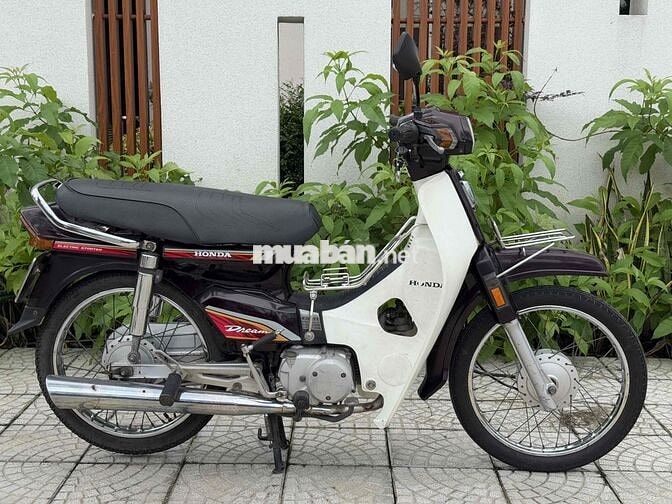 Honda Dream II Thái Lan Nâu Trắng