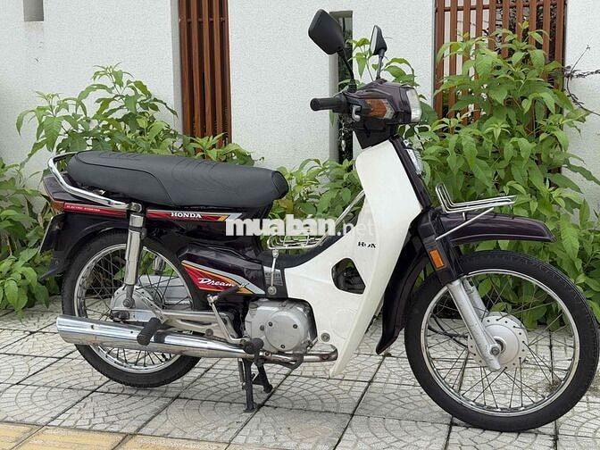 Honda Dream II Thái Lan Nâu Trắng