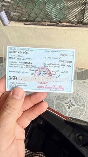 Honda Air Blade 2016 Đỏ 49298 km