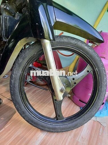 Honda Wave Đen Phuộc Chở Đồ Nặng