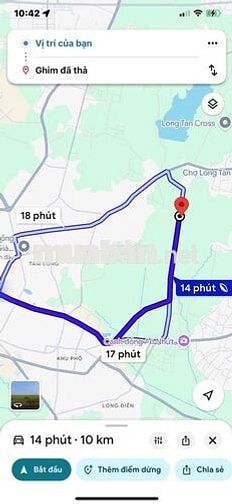 lô đất long tân - đất đỏ ( brvt cũ - tphcm )