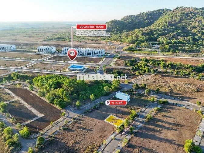 Bán 𝟮 Lô liền kề tái định cư đường 𝗗𝟰 𝗦𝗼𝗻𝗮𝗱𝗲𝘇𝗶 Suối Nghệ, Châu Đức