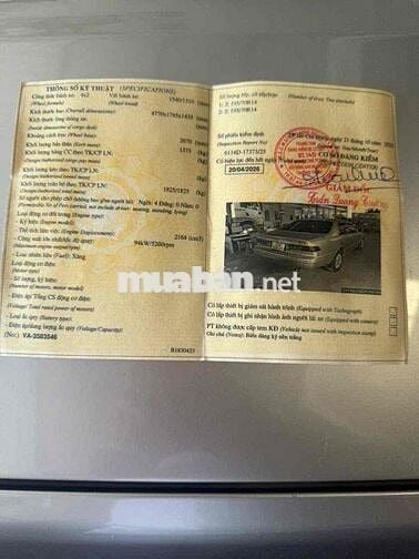 Toyota Camry 2002 2.0 Số sàn Vàng cát