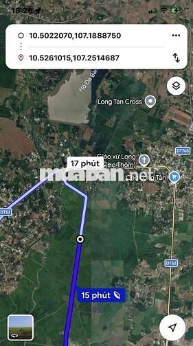 lô đất long tân - đất đỏ ( brvt cũ - tphcm )
