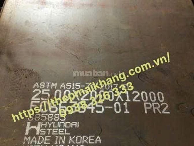 Thép Tấm Chịu Nhiệt ASTM A515Gr70,8ly,10ly,12ly,14ly,16ly,18ly,20l