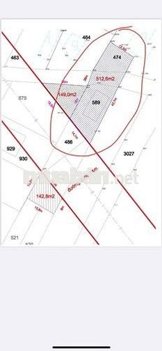 Mặt tiền đường 909B đối diện công an tỉnh Vĩnh Long Mới