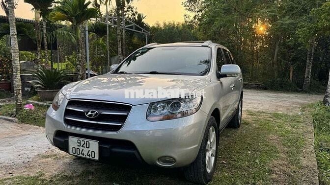 Hyundai Santa Fe 2008 Bạc 18 vạn km