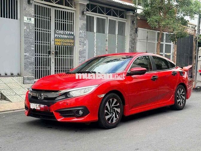 Honda Civic 1.8E 2018 50.000 km Đỏ