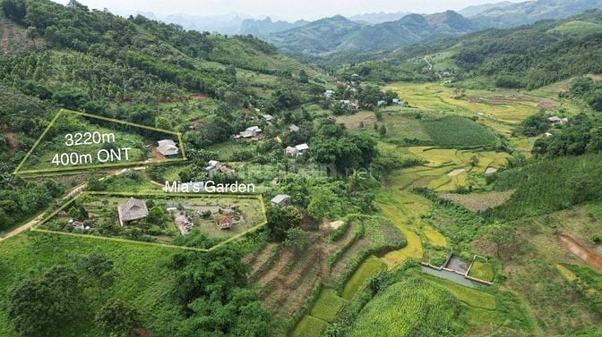 BÁN 3.220m² ĐẤT NHÀ VƯỜN NGHỈ DƯỠNG GIÁ SIÊU RẺ TẠI HÒA BÌNH