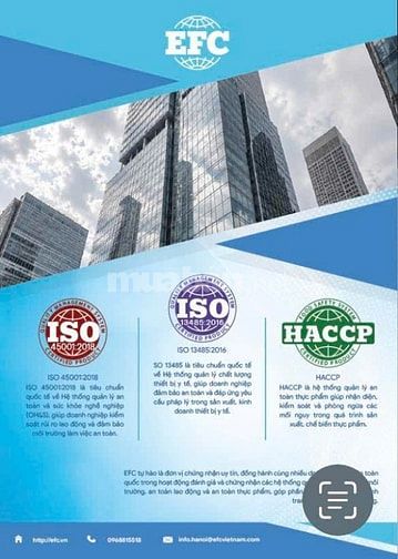Chuyên tư vấn và cấp chứng nhận ISO quốc tế trên toàn quốc.