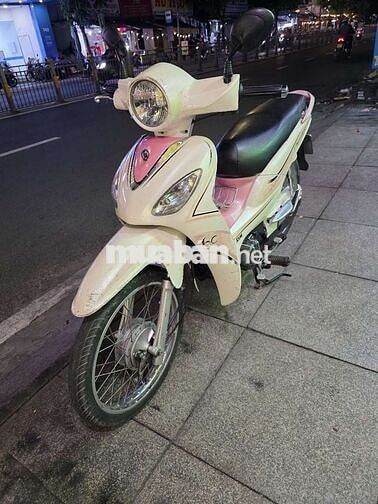 SYM Angela 50cc Trắng hồng Sài Gòn