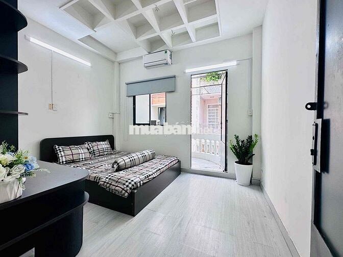 CĂN HỘ 1PN 1PK 50M2 | BAN CÔNG | MÁY GIẶT RIÊNG | NGAY CMT8 Q3