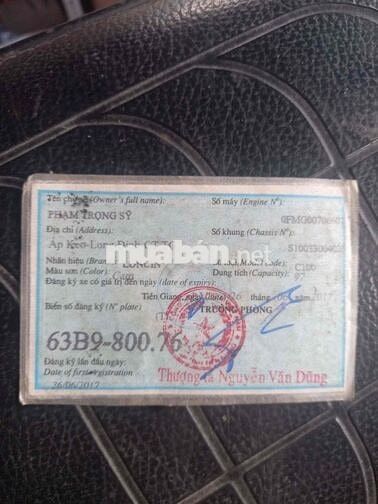 Xe chạy tốt giấy tờ đầy đủ