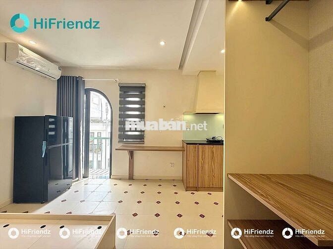 STUDIO BANCONG FULL NỘI THẤT GẦN CÔNG VIÊN LÀNG HOA GÒ VẤP