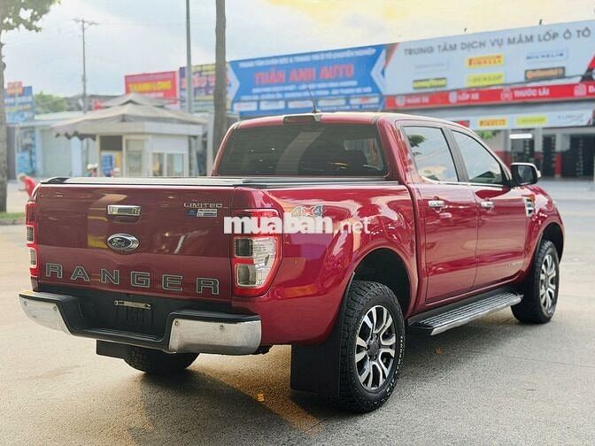 Ford Ranger XLT Limited 2021 2 cầu Số tự động Đỏ