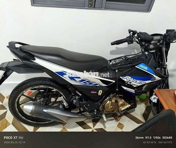 Suzuki Raider R150 69.446 km Đen, trắng, xanh