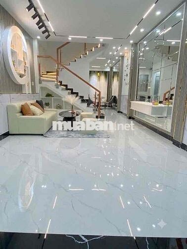 5 Tỷ 450 - Oto Tới Cửa - Huỳnh Tấn Phát- Nhà Mới 2 Tầng 45m² - Mặt Tiề