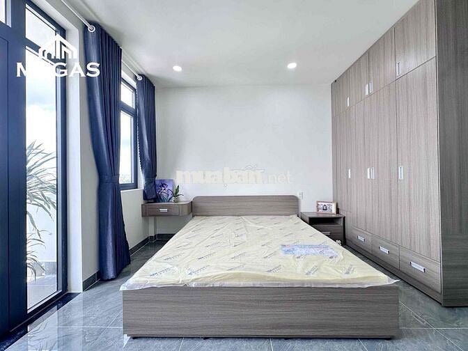 cho thuê 1PN ban công Cầu Số 6 Hoàng Sa