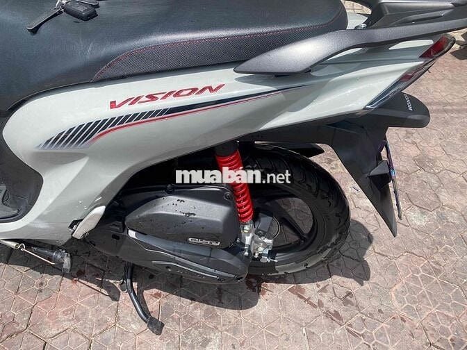 Honda Vision xám bánh lớn mới tinh