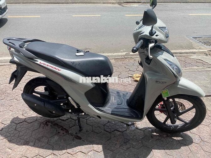 Honda Vision xám bánh lớn mới tinh