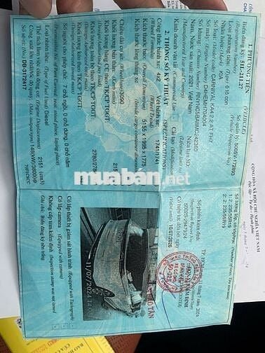 Kia Carnival Signature 2021 106.000 km Trắng