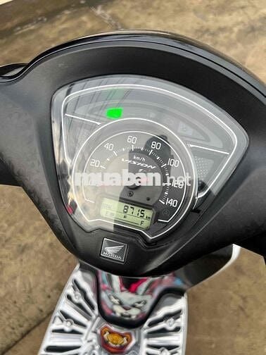 Honda Vision 2023 Trắng 8715 km bán trả góp