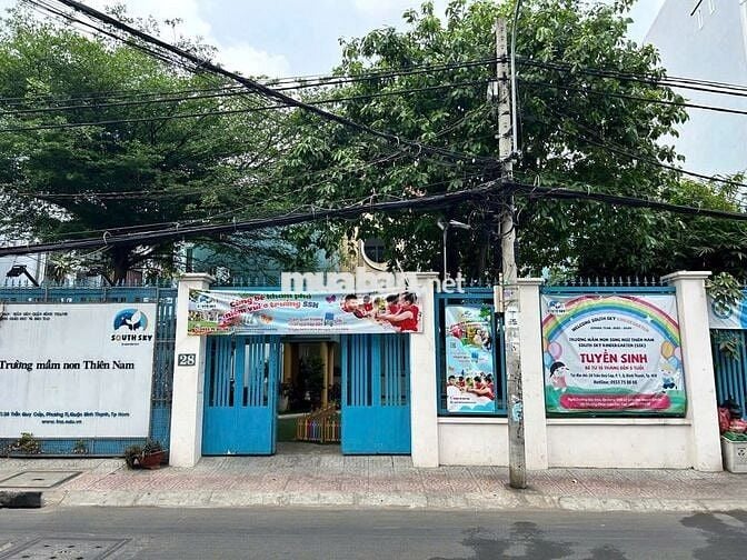 TRƯỜNG MẦM NON SÂN VƯỜN QUẬN BÌNH THẠNH - 18X30m - 3 TẦNG 