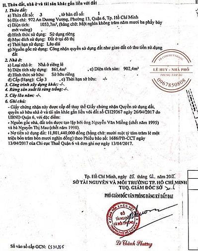 Mặt Tiền 972 An Dương Vương, Phú Lâm, Quận 6  