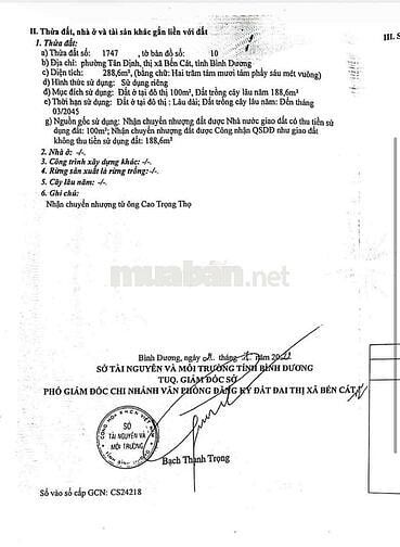 288m2 = 1tỷ680 NHÁNH QL13, PHƯỜNG TÂN ĐỊNH BẾN CÁT, BÌNH DƯƠNG