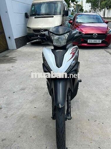 Honda Wave RSX Đen trắng 2018.Bánh mâm