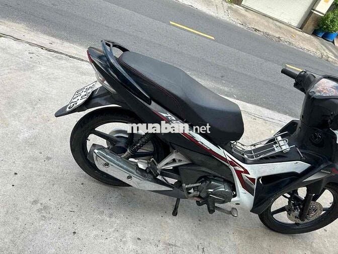 Honda Wave RSX Đen trắng 2018.Bánh mâm