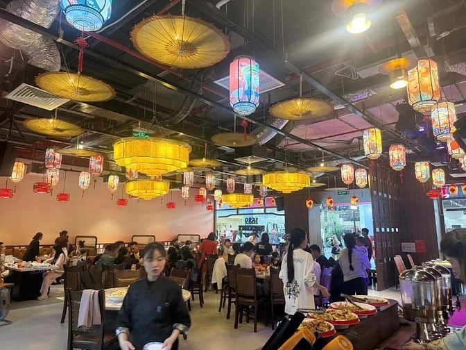SANG GẤP NHÀ HÀNG LẨU BUFFET ĐỒ TRUNG MEIHUA Vincom Ocean Park 2 