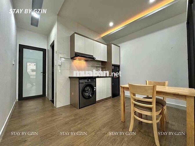 Căn hộ 1PN ban công tách bếp full nội thất máy giặt riêng ngay Aeon